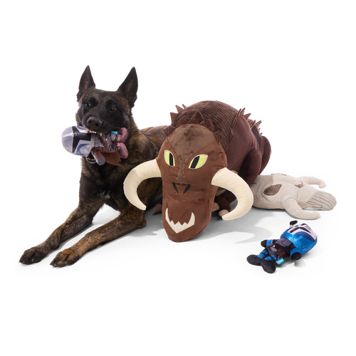 Mythosaur Plush Xxxl Multi-Part + Enrichment Dog Toy