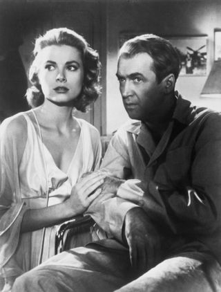 grace kelly and james stewart in Rear window