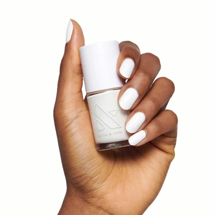 olive and june white nail polish