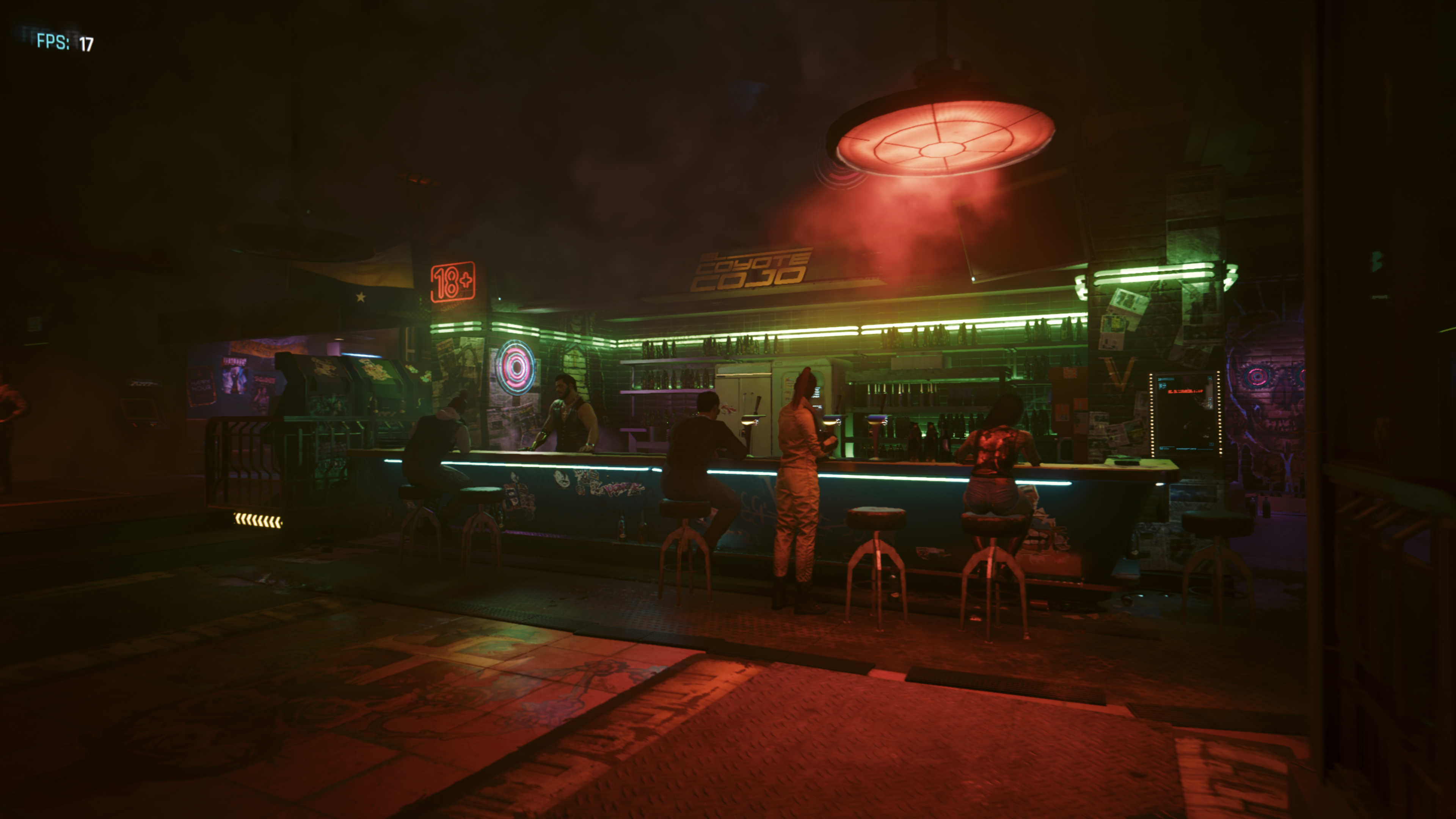 Cyberpunk 2077 Mac benchmark screenshot