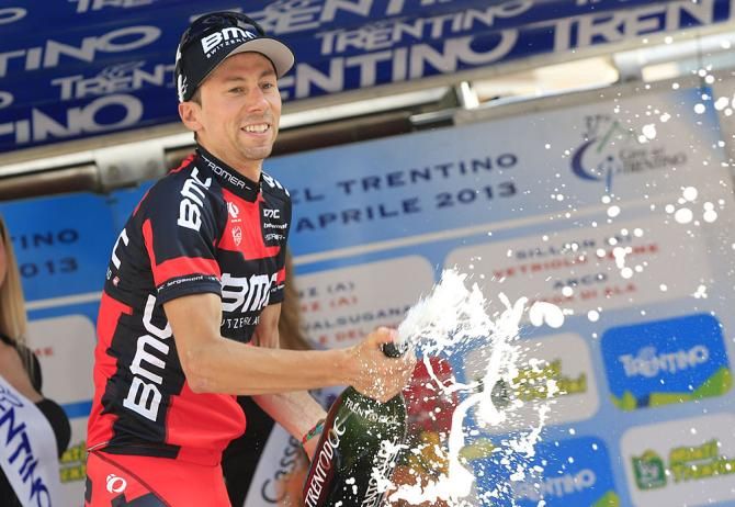 Ivan Santaromita (BMC) on the podium