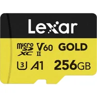 Laxar Lexar 256GB Professional Gold Micro SD Card