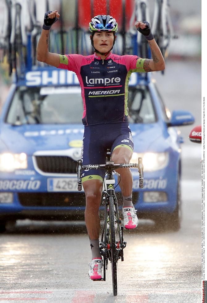 Winner Anacona (Lampre-Merida) wins stage 9