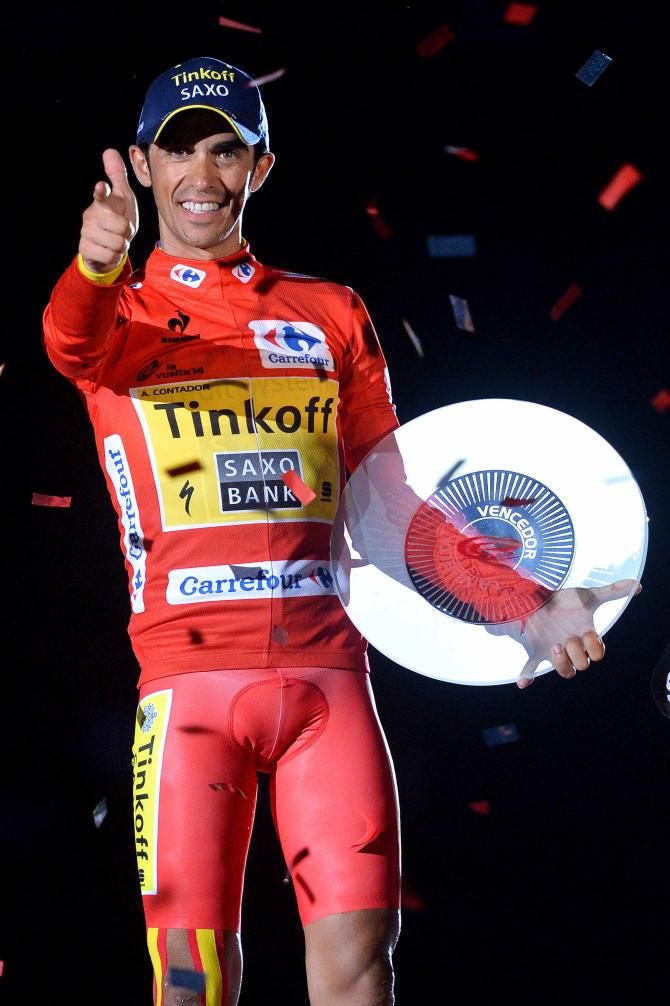 Alberto Contador (Tinkoff-Saxo) winner of the 2014 Vuelta a Espa&ntilde;a