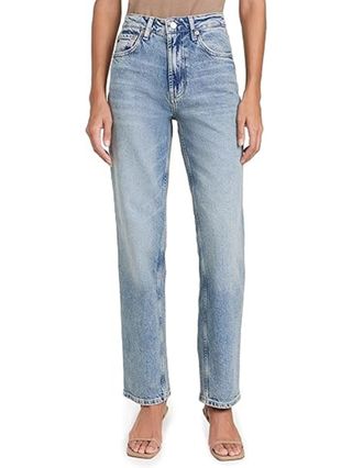 Rails Damen Topanga Straight Jeans, Desert Sky, Blau, 31