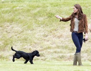 Kate Middleton in wellies