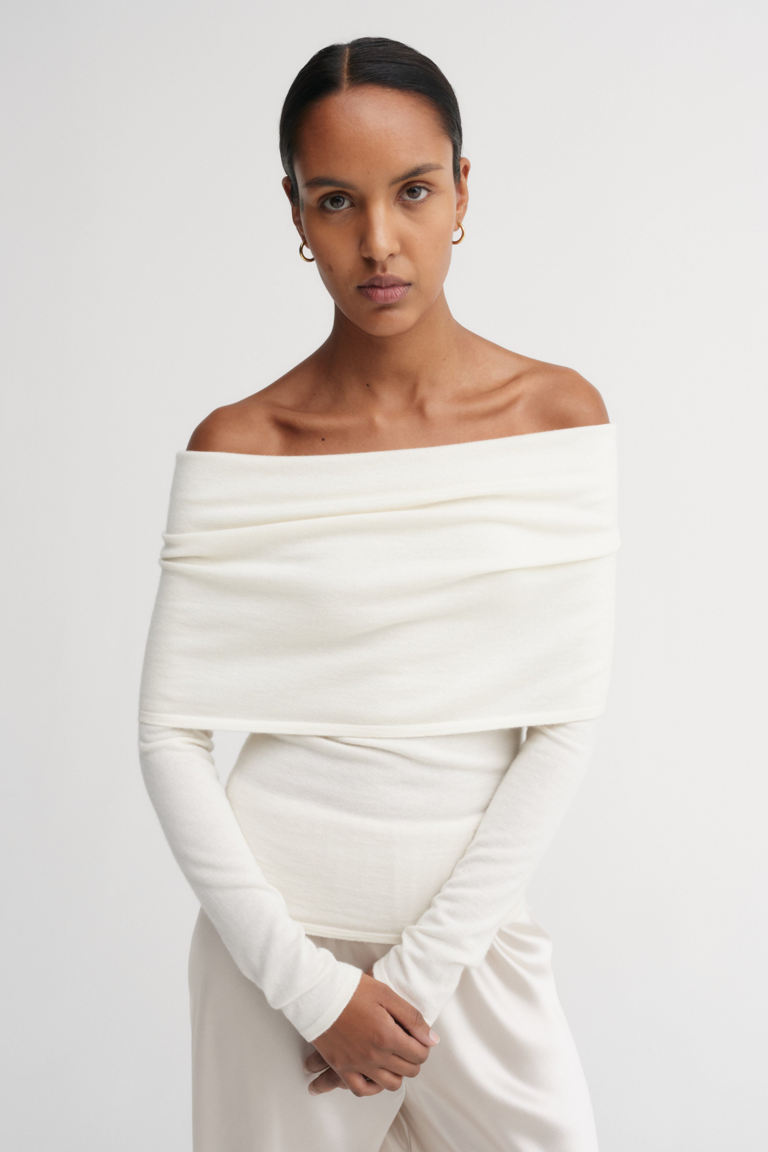 Cara Off Shoulder Top, Cream