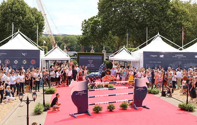 Lots of fans enjoy the Horseman exhibition at the Village
