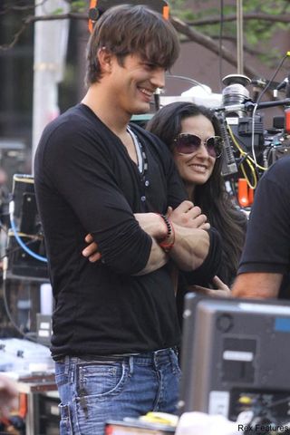 Ashton Kutcher and Demi Moore - Celebrity News - Marie Claire