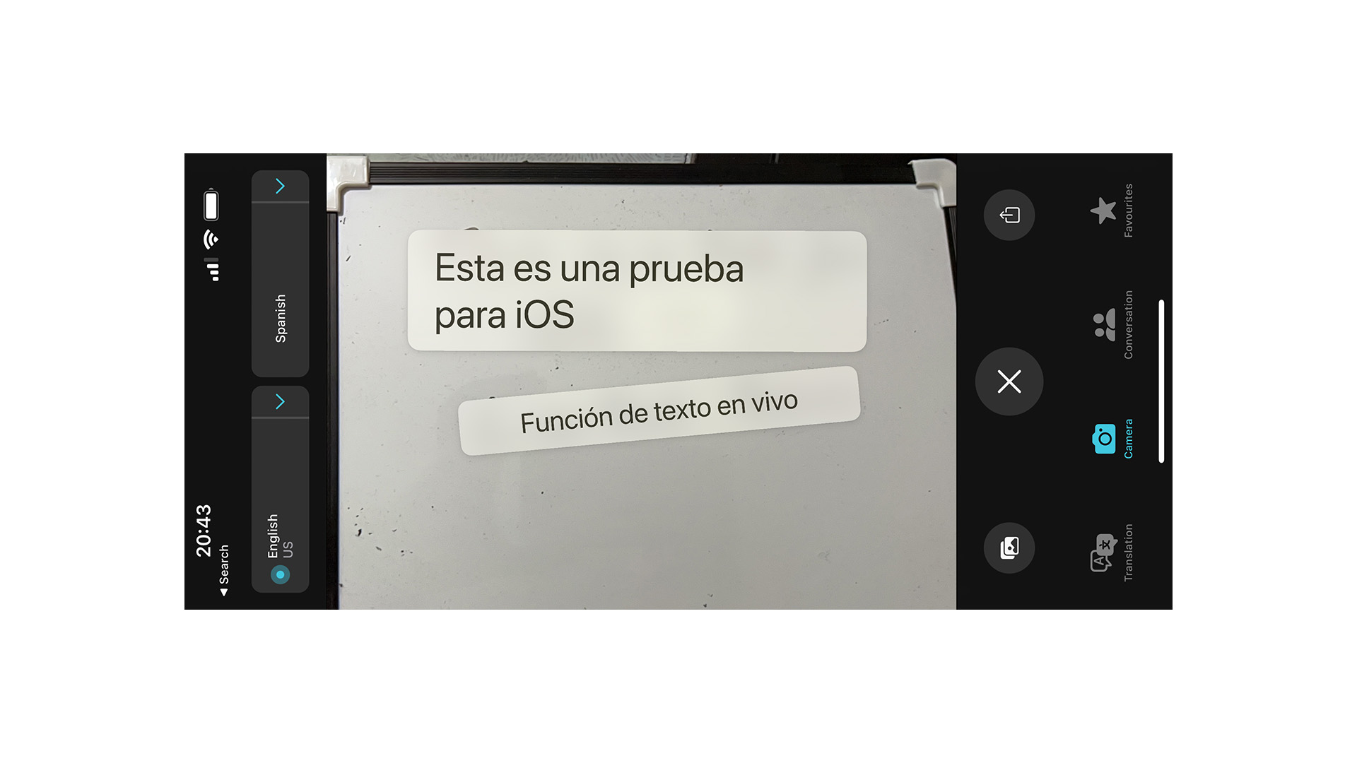 iOS 16 live text