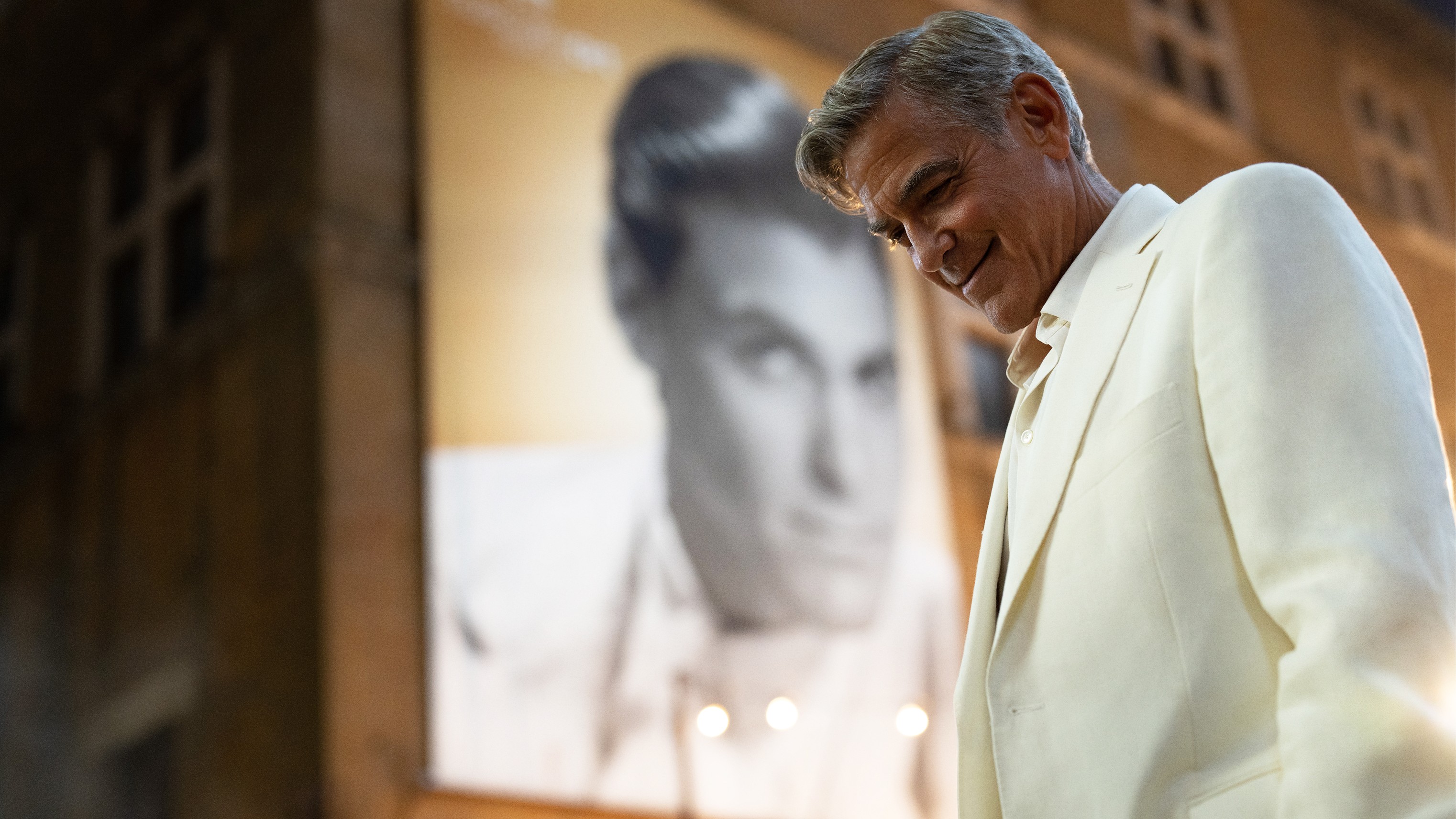 George Clooney in a scene from Netflix&#039;s &quot;Jay Kelly&quot;