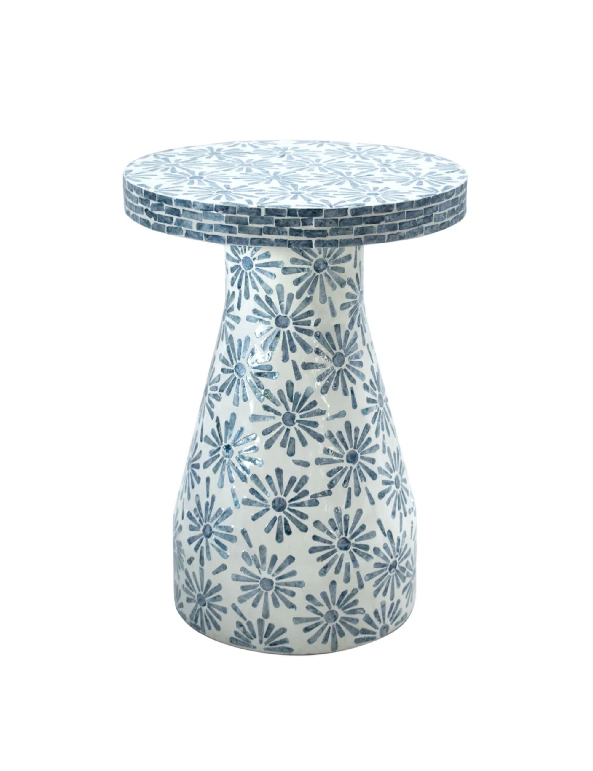 Wayfair, Shell Mosaic End Table