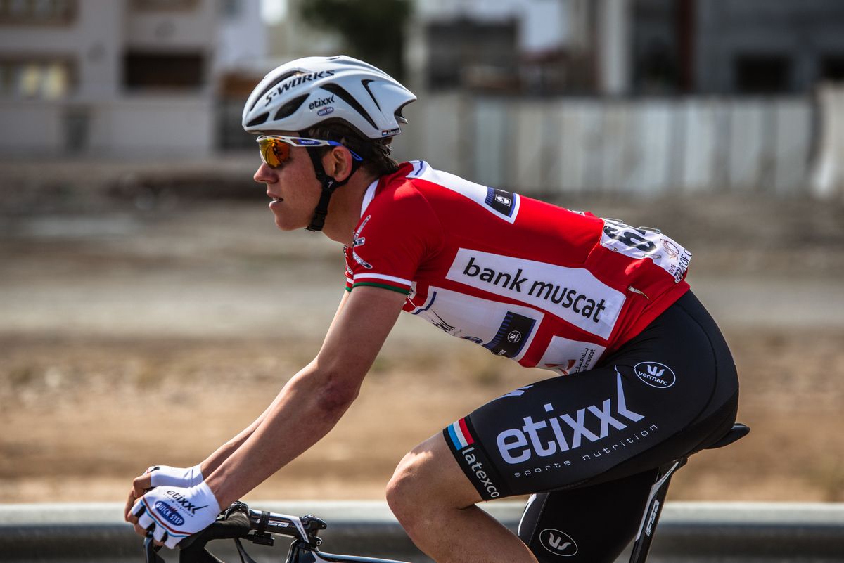 Race leader Bob Jungels (Etixx-Quick Step)