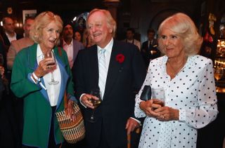 Annabel Elliot, Andrew Parker Bowles and Queen Camilla