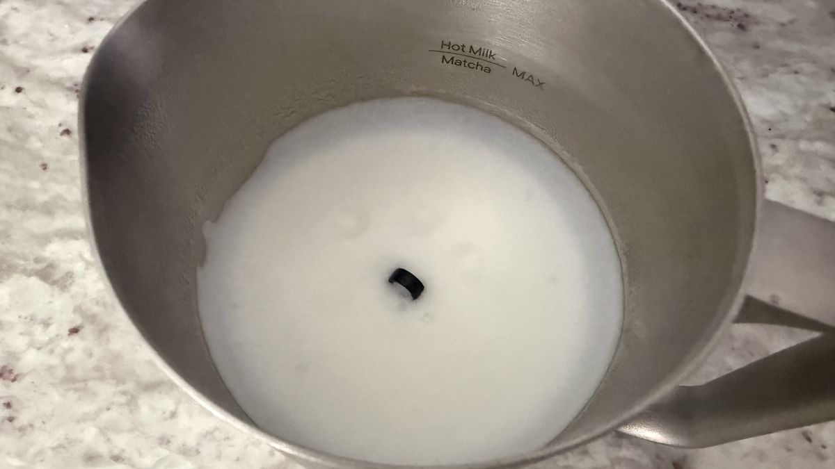 Terra Kaffe Aero hot froth setting