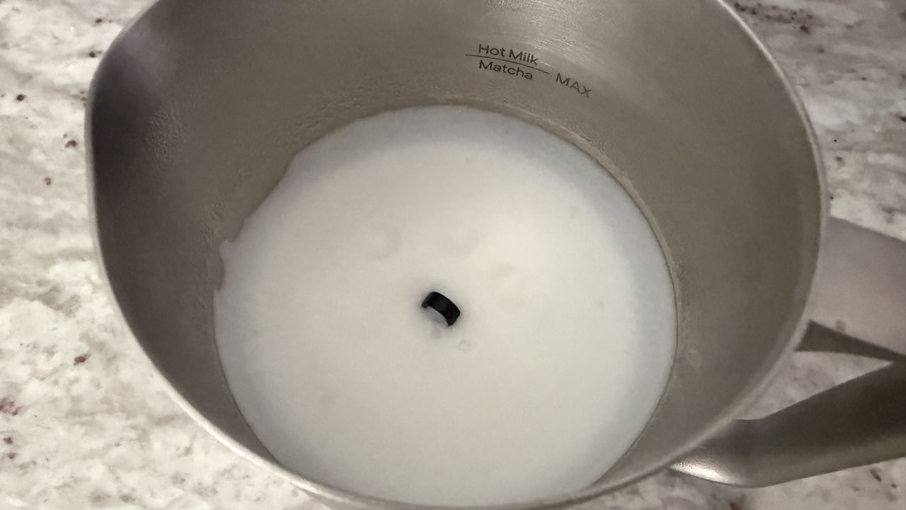 Terra Kaffe Aero hot froth setting
