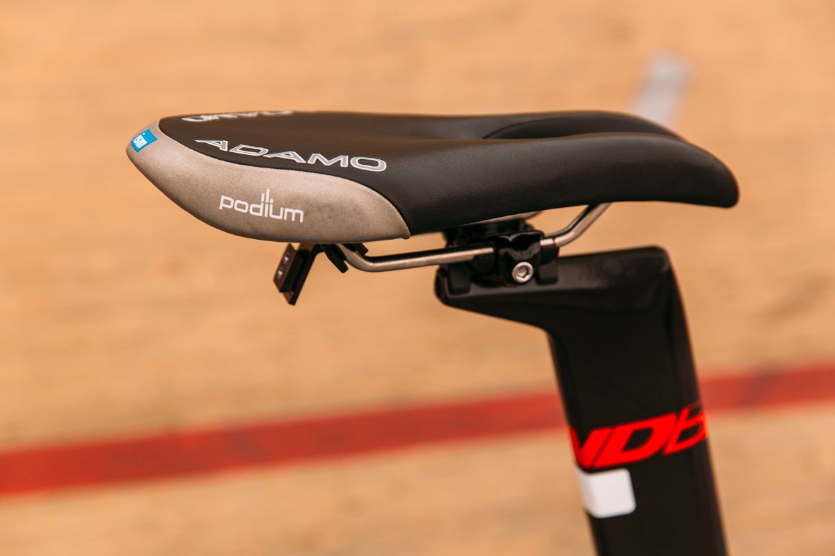 Zirbel uses the ISM Adamo podium saddle