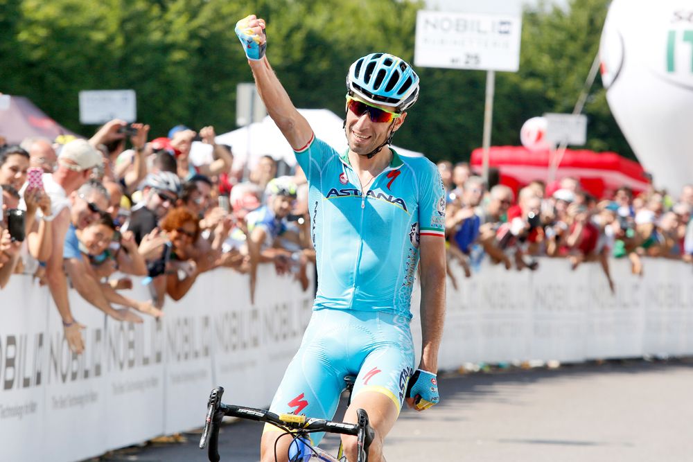Vincenzo Nibali (Astana) wins the national road race