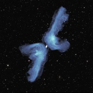 The 'double boomerang' of an x-shaped radio galaxy