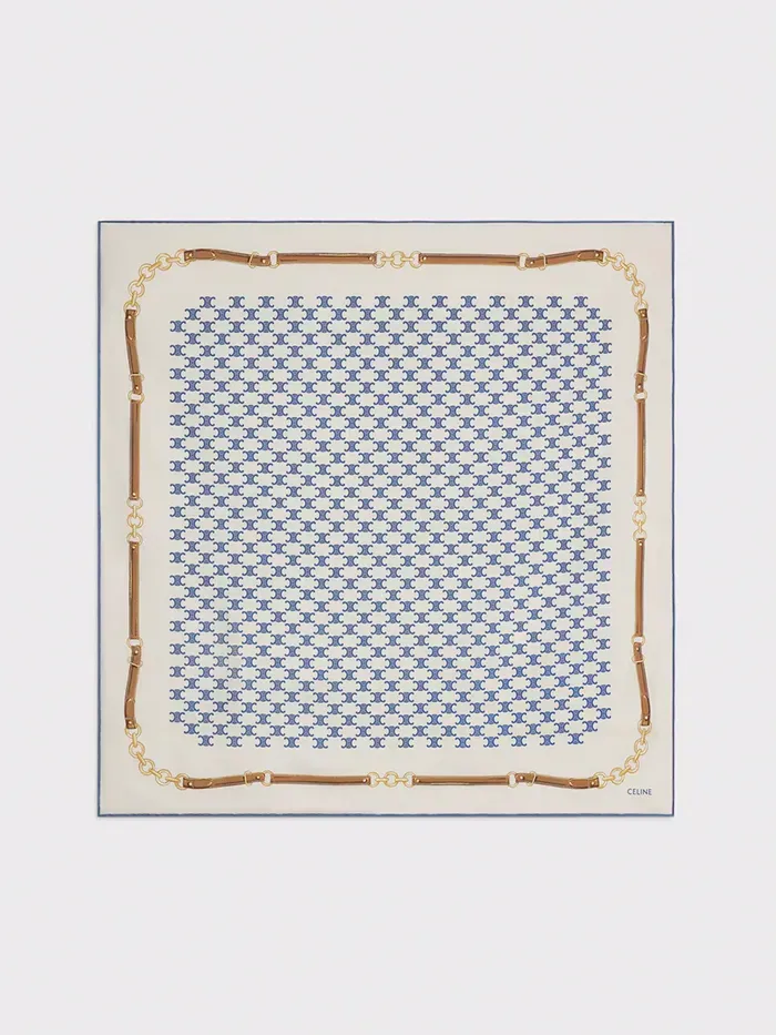 CELINE, Bandana in Heritage Silk Twill