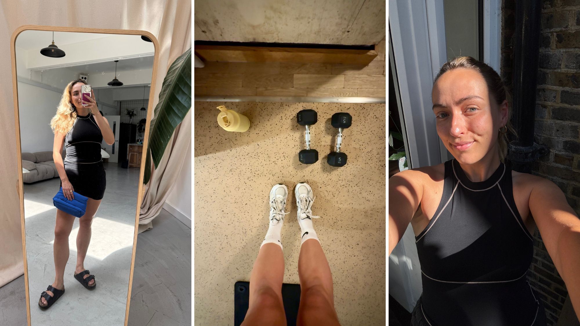 Health writer Georgia Brown trying TikTok's trending Shy Girl Workouts - in the gym and in studio