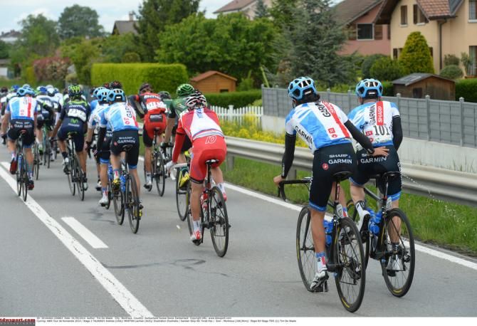 Garmin riders take a natural break