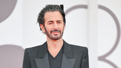 Marc Jacobs wearing a black tuxedo