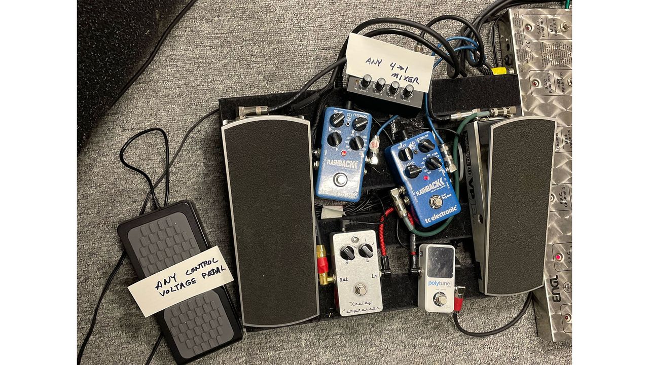 Steve Morse's Pedalboard 2024