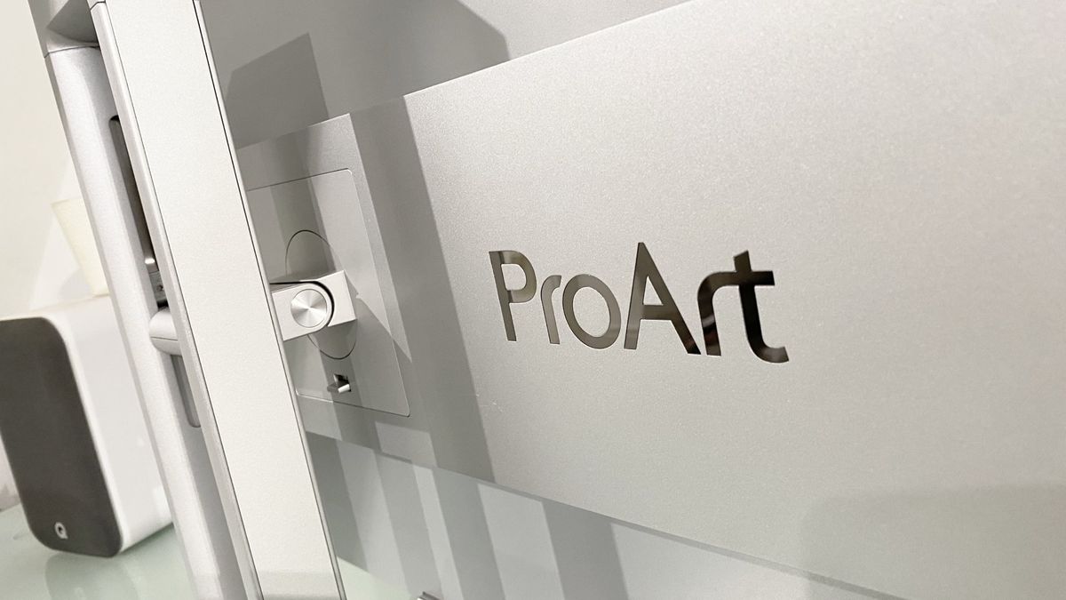 Asus ProArt PA32UCDM 4K OLED monitor during our review