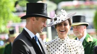 The Prince and Princess of Wales attend Royal Ascot 2022 at Ascot Racecourse on June 17, 2022