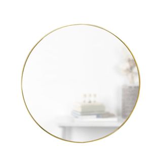 Umbra Round Wall Mirror in gold