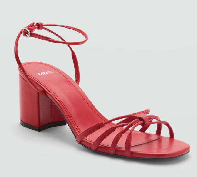 MANGO, Strappy Heeled Sandals - Women | Mango United Kingdom