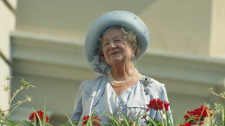 The Queen Mother (1900 - 2002) celebrates her 90th birthday in London, UK, 4th August 1990