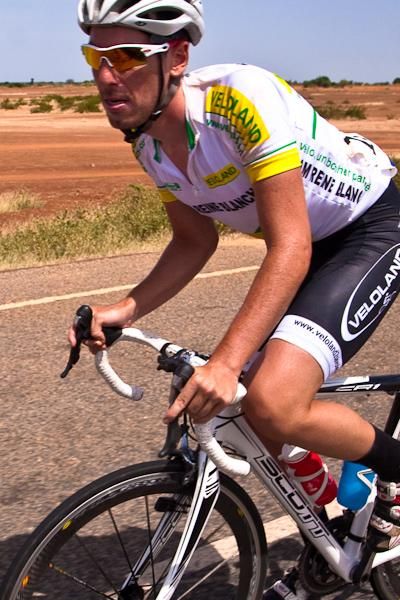 The French team Reine Blanche was well represented in the breakaway.