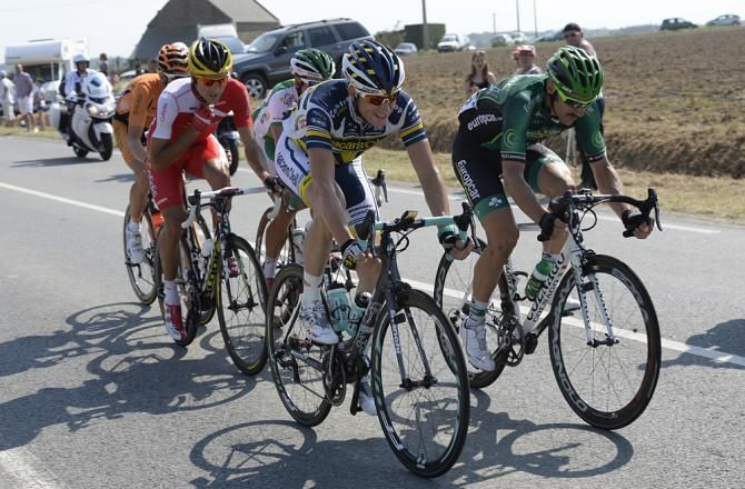 Five riders made up the breakaway on stage 10