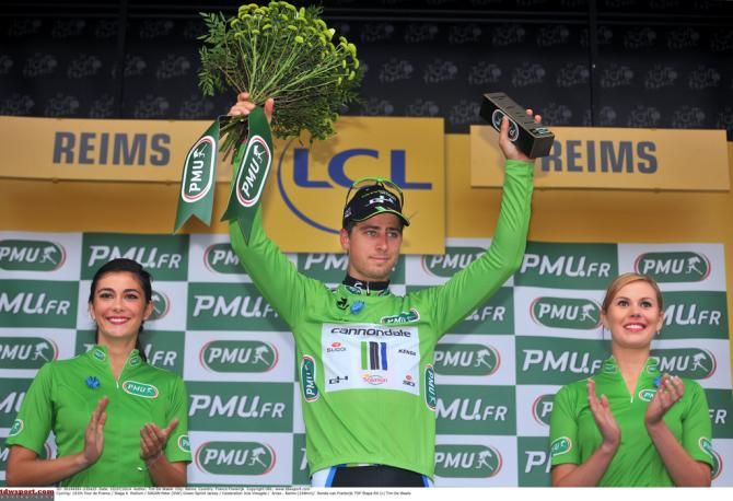 Peter Sagan (Cannondale) on podium