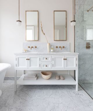 Designing a bathroom vanity