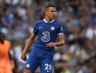 Cesar Azpilicueta playing for Chelsea, 2022