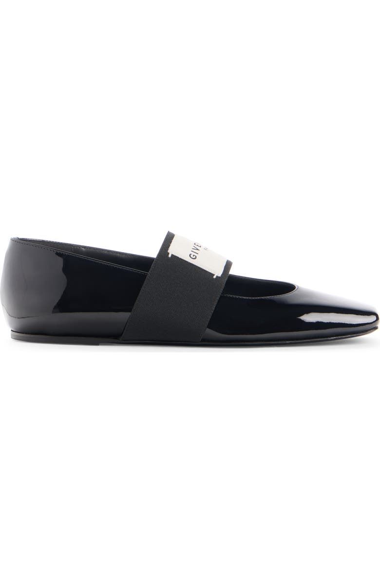 Sliced Square Toe Mary Jane Flat