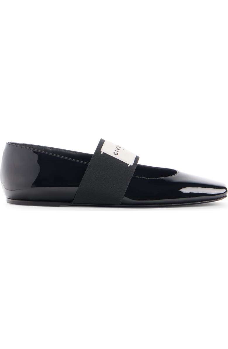 Sliced Square Toe Mary Jane Flat
