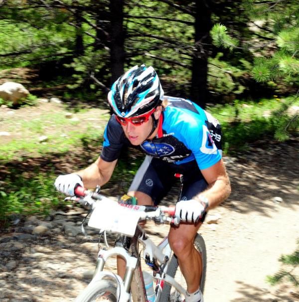 Jeremy Horgan-Kobelski (Gary Fisher/Subaru) with nearly a ten minute gap with 1/2 lap to go.