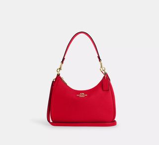 Teri Hobo Bag in Bold Red