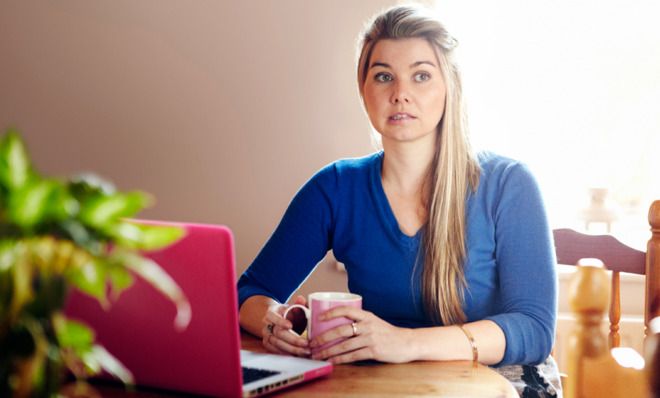 Laptop lady