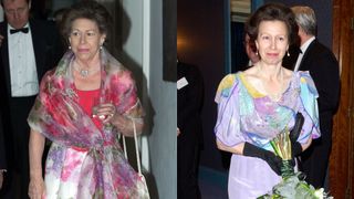 Princess Margaret and Princess Anne at different events