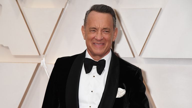 Tom Hanks attends the 92nd Annual Academy Awards at Hollywood