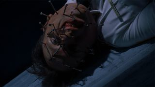 Chucky kills John Ritter Pinhead style in Bride of Chucky