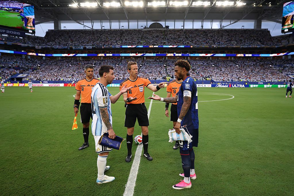 Who is Drew Fischer? The referee for Argentina vs Cape Verde