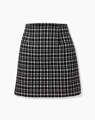 Carolina Herrera Plaid Mini Skirt