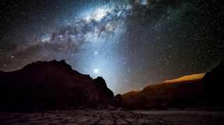 A stunning view from the Atacama region of Chile, taken from a time-lapse video created by Nicholas Buer.