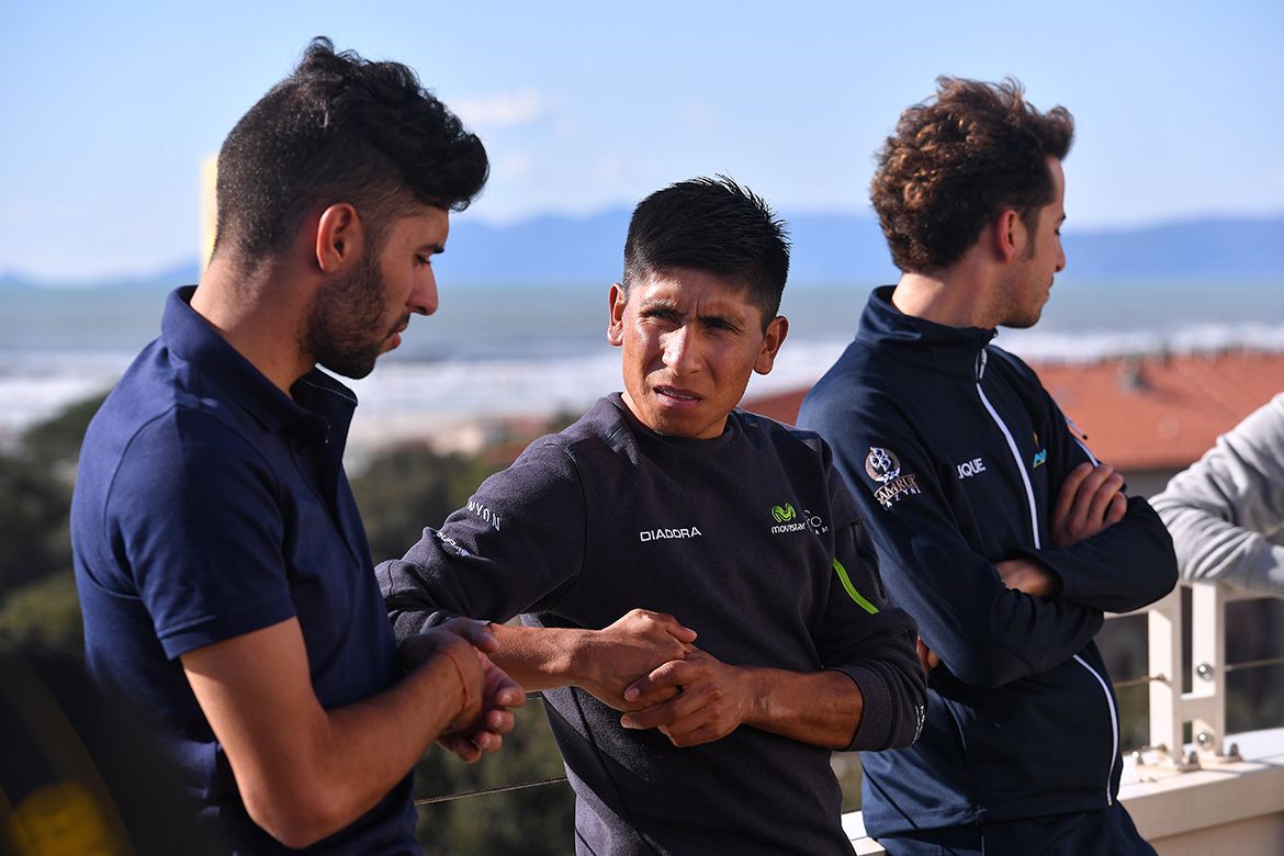 Colombians Fernando Gaviria and Nairo Quintana